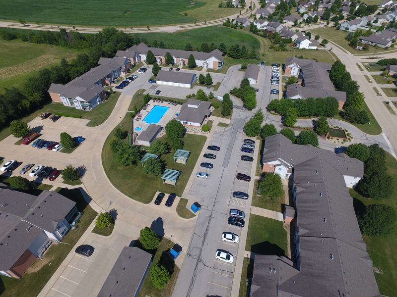 Aerial View of Pool
